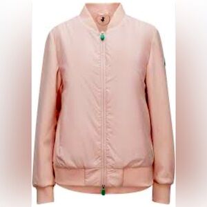 SAVE THE DUCK Sz S Refy Light Puffer Bomber Style Jacket Pink NEW WITH TAGS